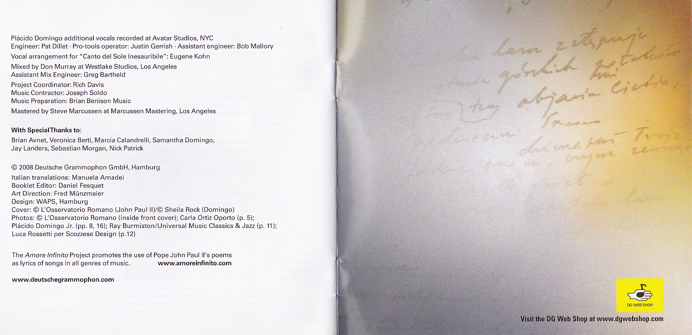 Amore Infinito Last Page