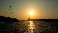 Blue Butterfly Media timelapse of Chania Port